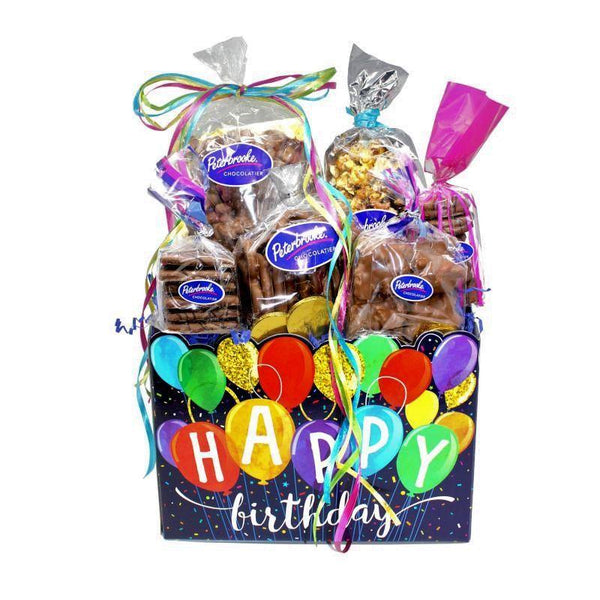 Chocolate Birthday Collection Gift Basket - Order now – Dulcet Gift Baskets