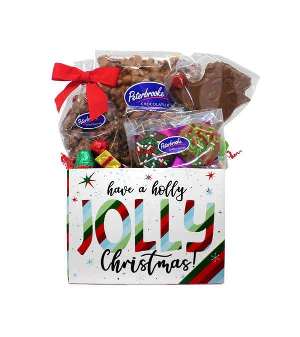 Holly Jolly Christmas Gift Box of Assorted Chocolates