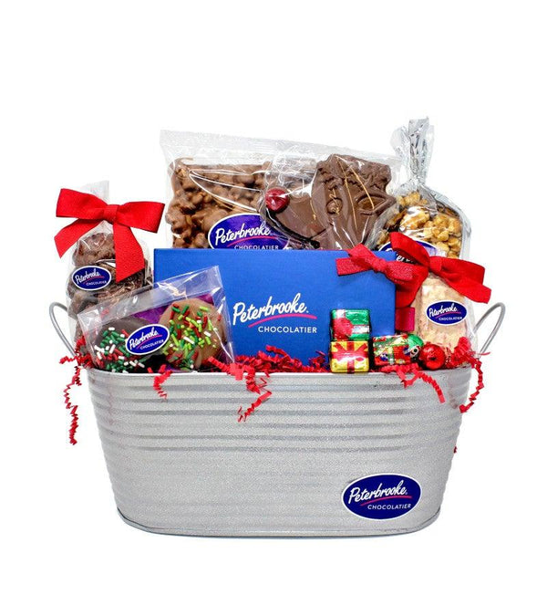 Chocolate Delight Holiday Basket - Peterbrooke Chocolatier